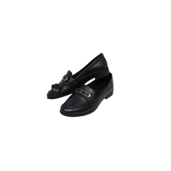 Bottero 321115  Ladies Black Leather Loafer