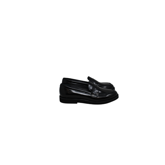 Beberlis 22064 Girls black leather loafers