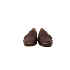 Viviamos Sofia Brown Leather Loafers