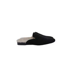 AiciBerllucci Kate Black Velvet Ladies Slipper