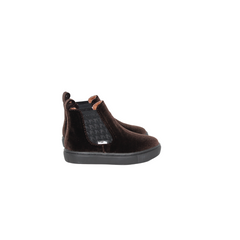 Venettini Cole Children's Brown Velvet Bootie