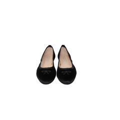 FSNY Kathy Ladies Black Velvet Flat