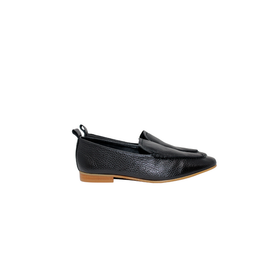 Ruth Secret 3420 Black Leather Smoking Shoe