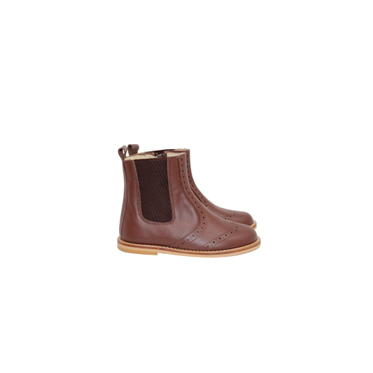 Jolee Chelsea Children's Brown Leather Bootie