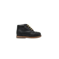 Beberlis Morgan Children's Black Leather Shoe