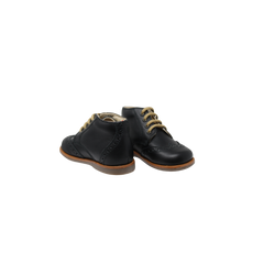 Beberlis Morgan Children's Black Leather Shoe