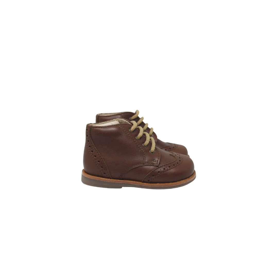 Beberlis Morgan Children's Brown Leather Shoe