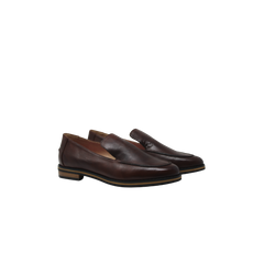 Esporee Whisky Brown Leather Loafer