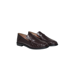 Esporee Frag Brown Shiny Leather Loafer