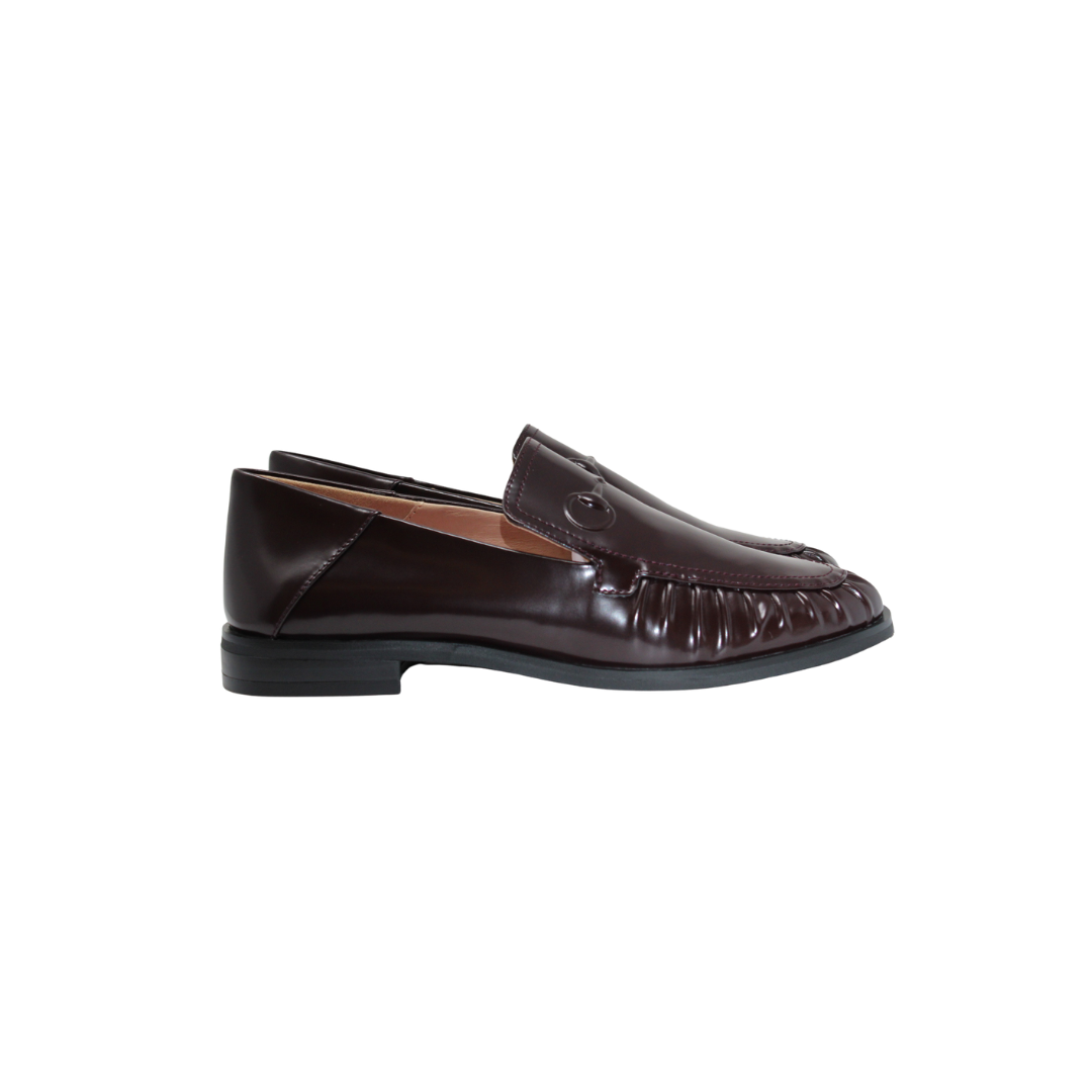 Esporee Frag Brown Shiny Leather Loafer