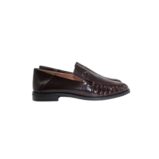 Esporee Frag Brown Shiny Leather Loafer