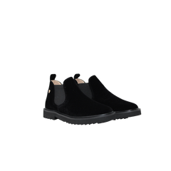 Venettini Tyra Black Velvet High-Top Everyday Shoe