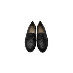 Brunella 405 Black Woven Leather Loafer