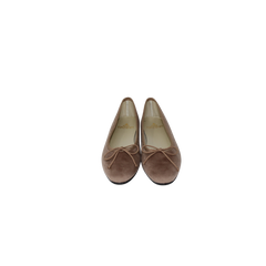 Menina Emma Taupe Suede Ballet Flat