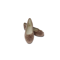 Menina Emma Taupe Suede Ballet Flat