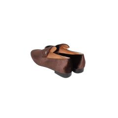 Ralph Migel Hope Ladies Brown Velvet Loafer