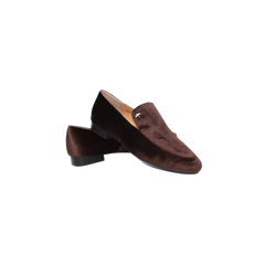 Ralph Migel Hope Ladies Brown Velvet Loafer