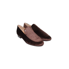 Ralph Migel Hope Ladies Brown Velvet Loafer