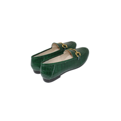 Boutaccelli Ling Ladies Green Crock Loafer