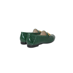 Boutaccelli Ling Ladies Green Crock Loafer