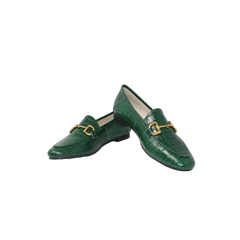 Boutaccelli Ling Ladies Green Crock Loafer