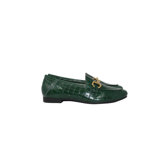 Boutaccelli Ling Ladies Green Crock Loafer