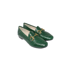 Boutaccelli Ling Ladies Green Crock Loafer