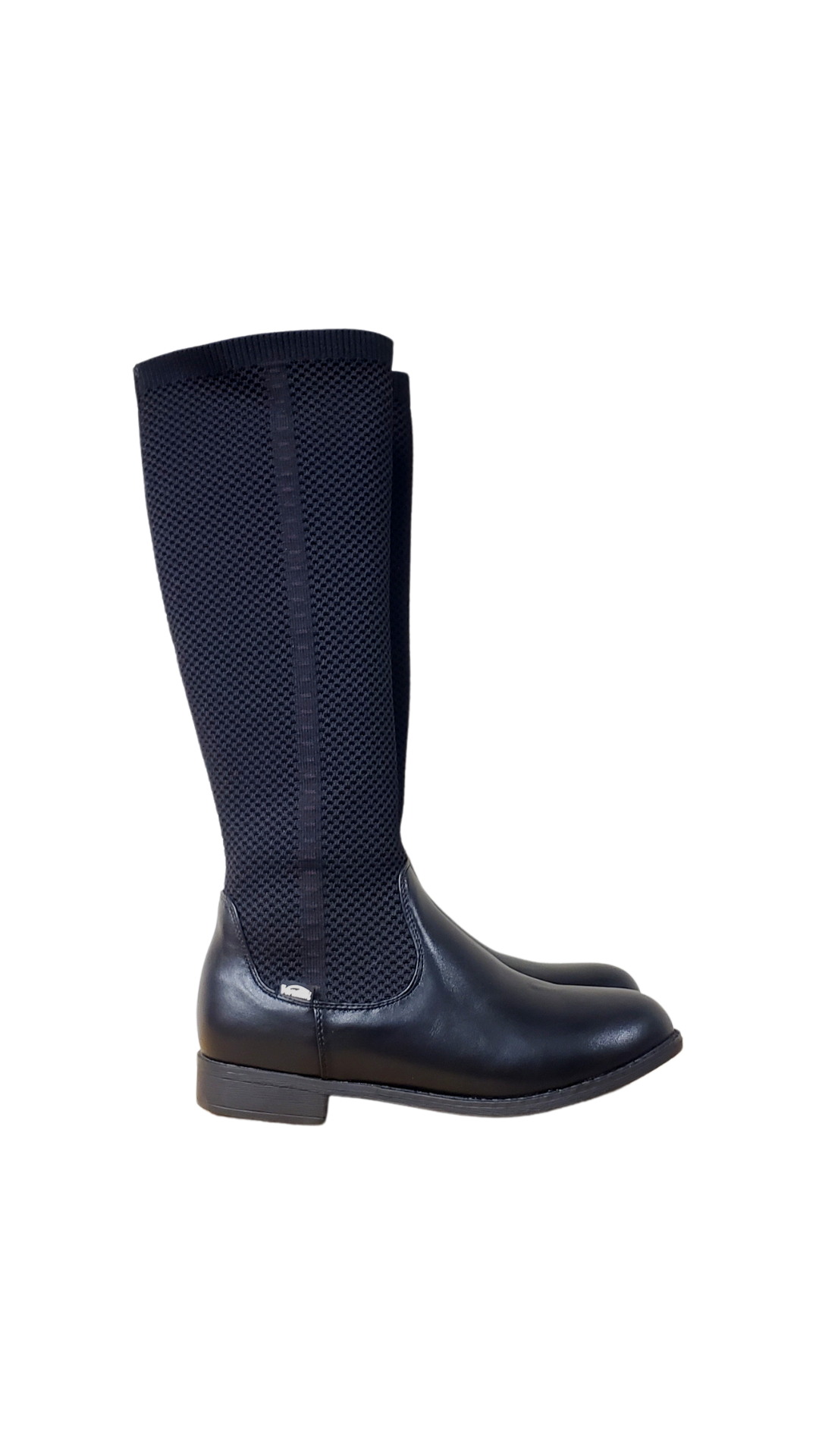 Venettini Simba2 Childrens Black Leather Boot