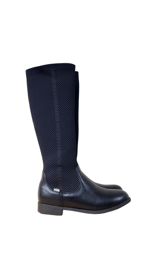 Venettini Simba2 Childrens Black Leather Boot