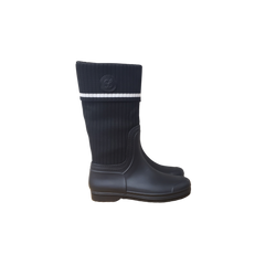 Lolit WB-304 Childrens Black Boot with White Stripe