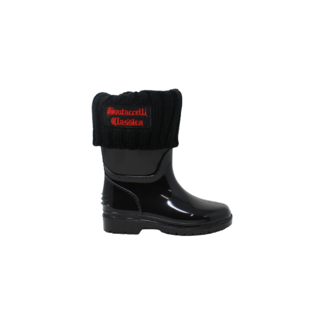 Boutaccelli RB7 Childrens Black Rain Boots