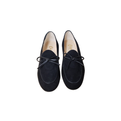 Coquette 3037 Ladies Black Suede Loafer