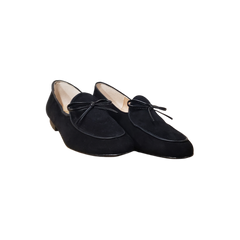 Coquette 3037 Ladies Black Suede Loafer