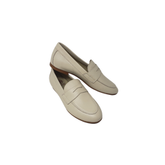 Blublonc Caylee Beige Leather Loafer