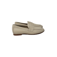 Blublonc Caylee Beige Leather Loafer