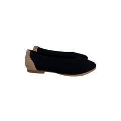 Esporre Ocean Ladies Black Knit Flats