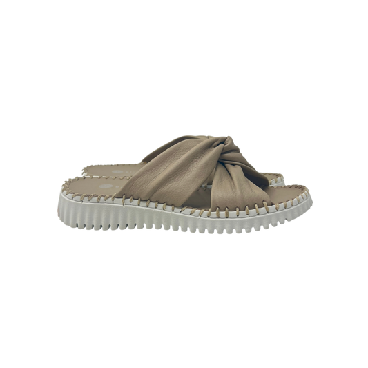 Eric Michael Gloria Casual Leather Slide Sandal Strada Shoes