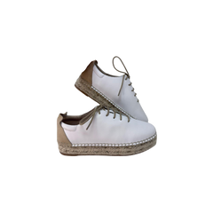 Esporee Eplay Ladies White Leather Sneaker