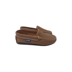 Atlanta Mocasin 15G Kids Camel Leather Loafer