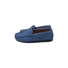 Atlanta Mocasin 15G Kids Light Blue Leather Loafer