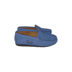 Atlanta Mocasin 15G Kids Light Blue Leather Loafer