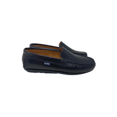 Atlanta Mocassin 15P Children's Black Leather Loafer