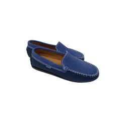 Atlanta Mocassin Childrens Navy Denim Loafer