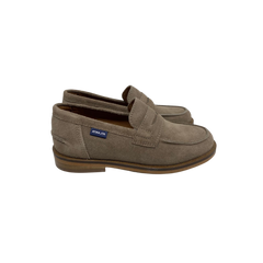 Atlanta Mocassin 473 Children's Taupe Suede Loafer