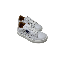 Atlanta Mocassin 103 Children's White Leather Sneaker Shoes