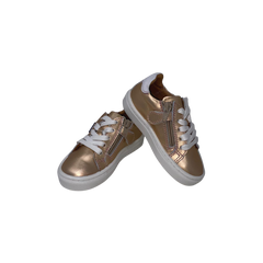 Atlanta Mocassin 103 Children's Rose Gold Leather Sneaker Shoes