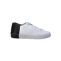 Esporre Block White Leather Sneaker Shoes