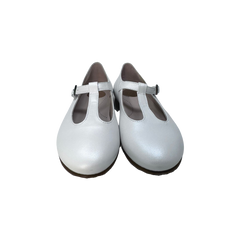 Beberlis Wendy Children's White Leather Mary Jane