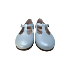 Beberlis Wendy Children's Light Blue Leather Mary Jane