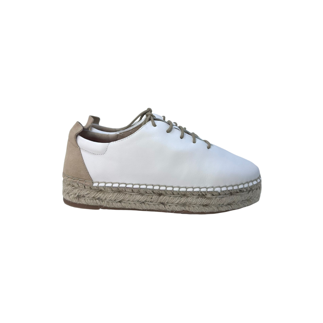 Esporee Eplay Ladies White Leather Sneaker